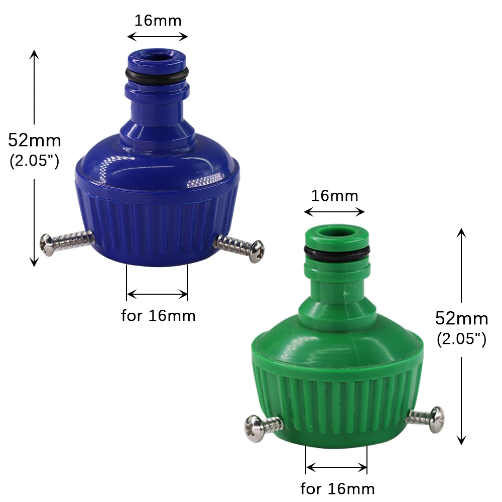 16mm śruba blokująca wielofunkcyjne złącze ogród woda, samochód akcesoria do mycia materiał ABS silny wytrzymały kran Adapter Extender