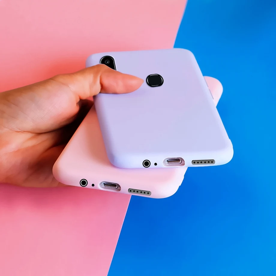 سيليكون لينة غطاء من البولي يوريثان الحال بالنسبة لسامسونج غالاكسي A10S A10 A10E A20 A20S A20E A30 A30S A40 A50 للصدمات الحالات الهاتف