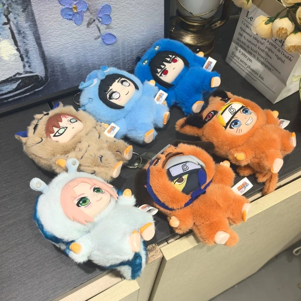 Naruto Uzumaki Naruto Vinyl Face Plush Pendant Designated Replica Without Tag or Box Student Backpack Zipper Decoration Toy