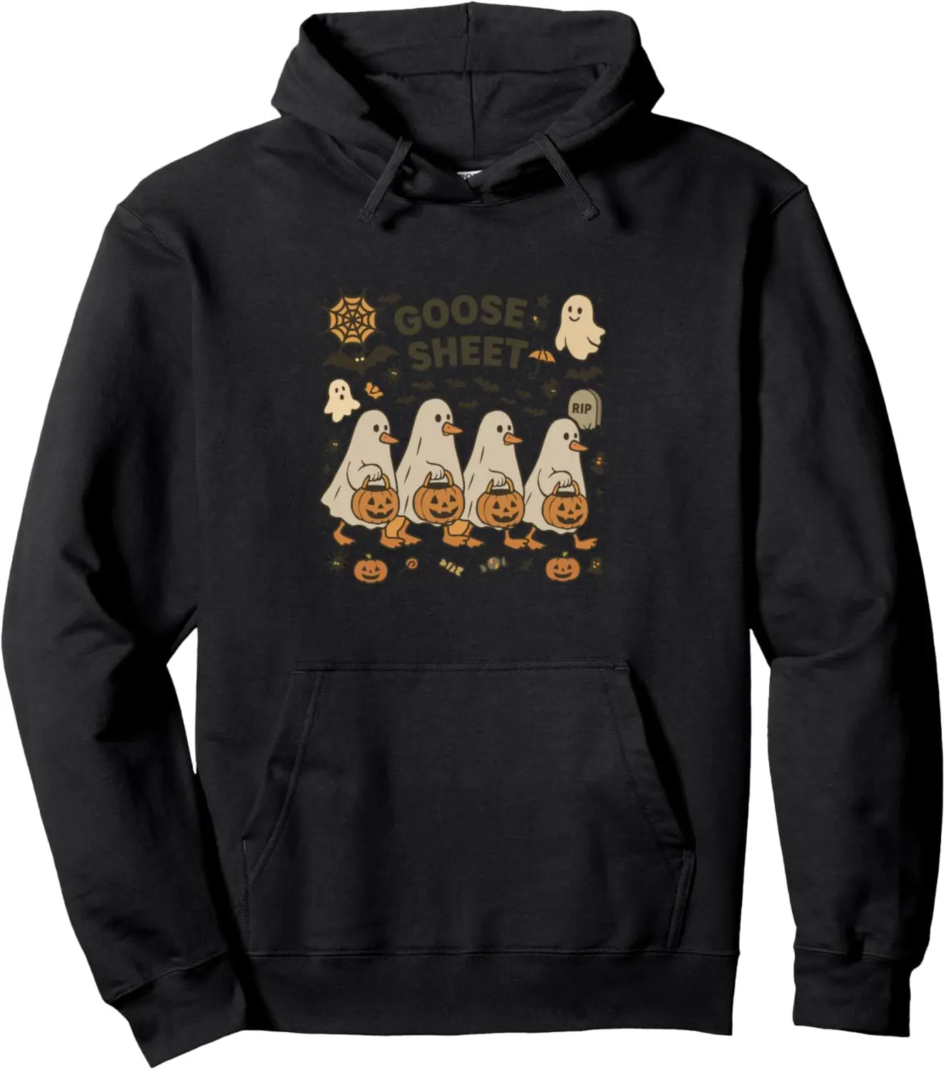 Halloween Outfits Pullover Hoodie Unisex Autumn Streetwear Tops Print Original Design Gifts Hoodie Graphic Hoodie