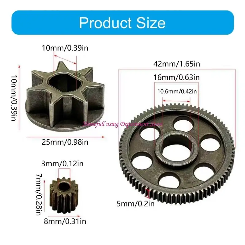 Low Noise Chainsaw Gear Replacement Part For 4inch 6inch 8inch Sawing Power