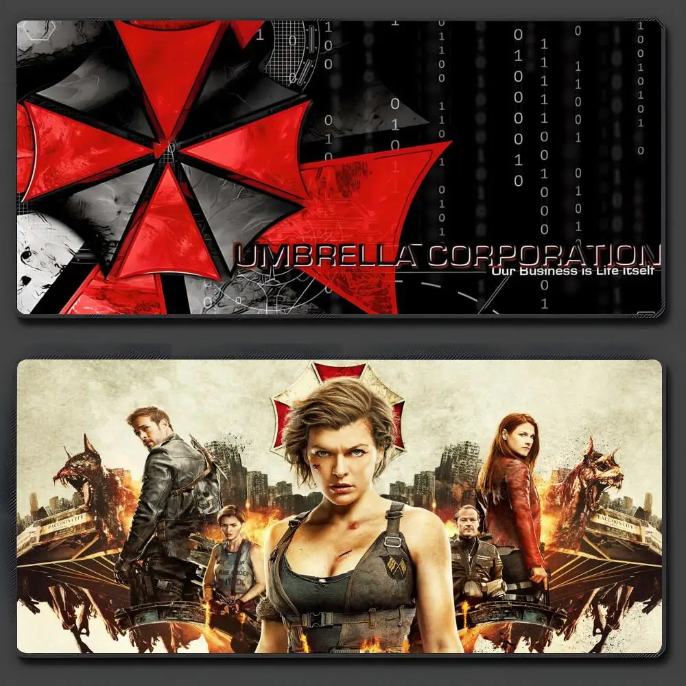 

R-Resident E-evil Umbrella Mouse Pad Large Anti-Slip Rubber Gaming MousePad Durable Desk Pad Thick Seam Edge Suitable For Office