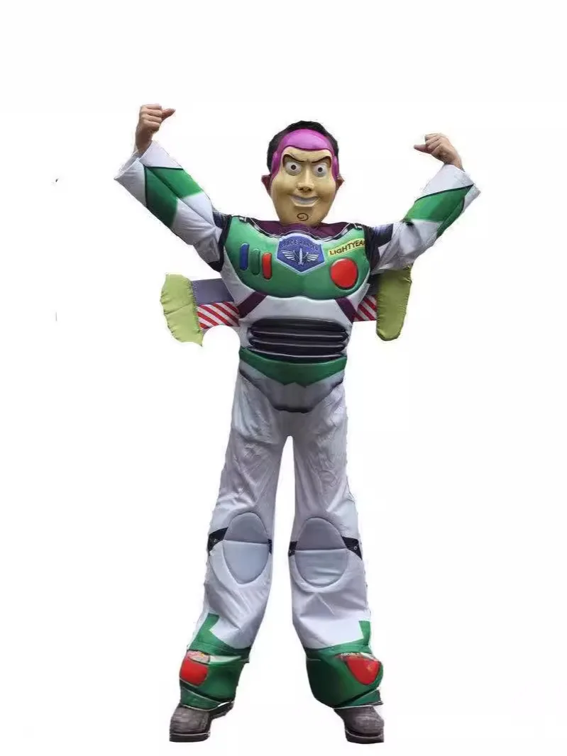 Toy Club Cosplay Costumes for Men & Women. Buzz Jumpsuit & Woody Cowboy Outfit - Anime Cartoon Role Play view 2