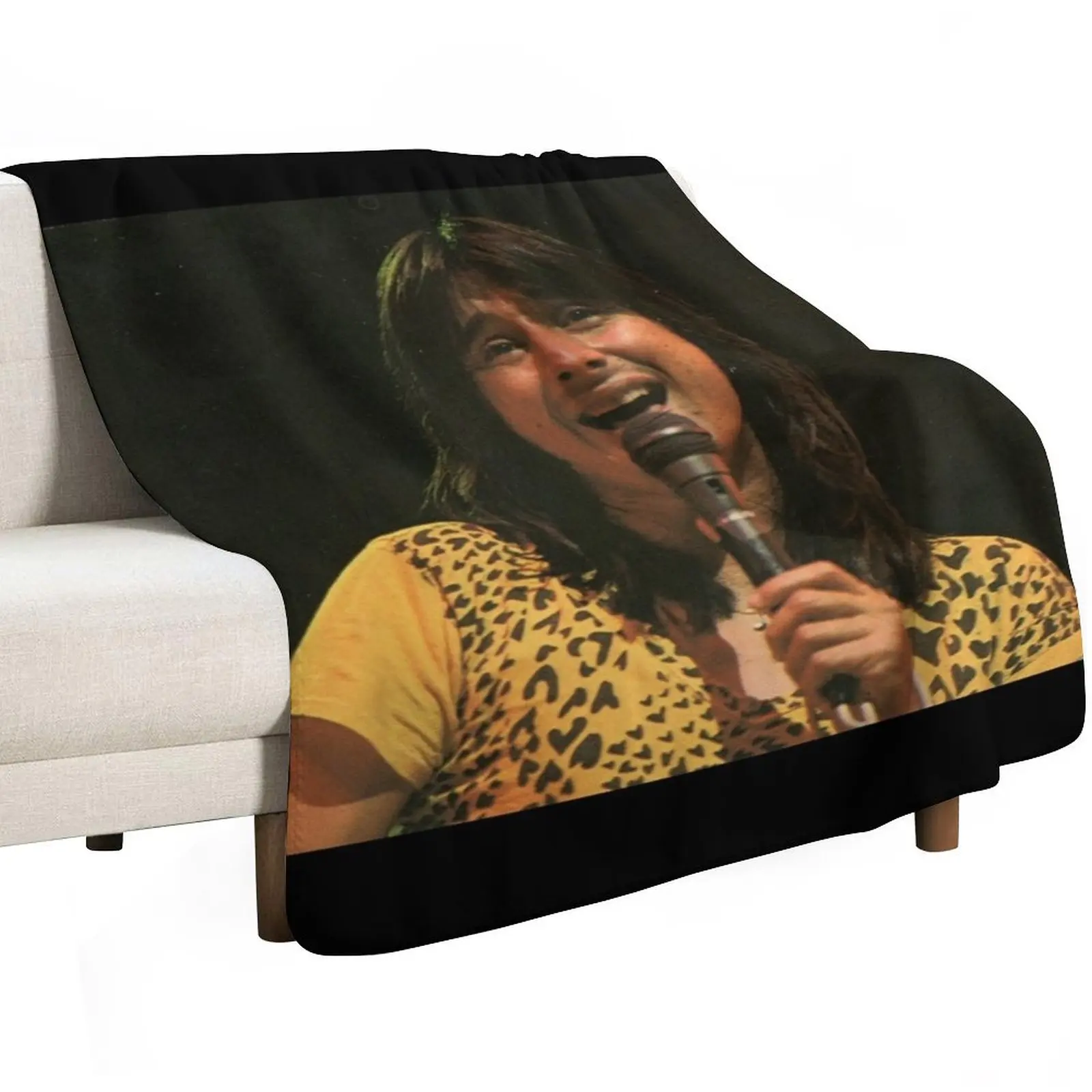 Steve Perry Throw Blanket Foldable Soft Warm Blanket for Outdoor Use