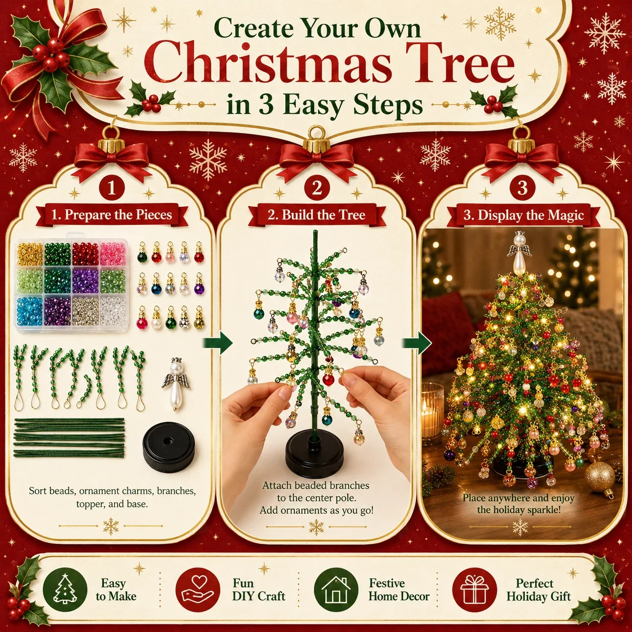 Набор для создания рождественс – обзор и цена Home Decor Lighting Tree