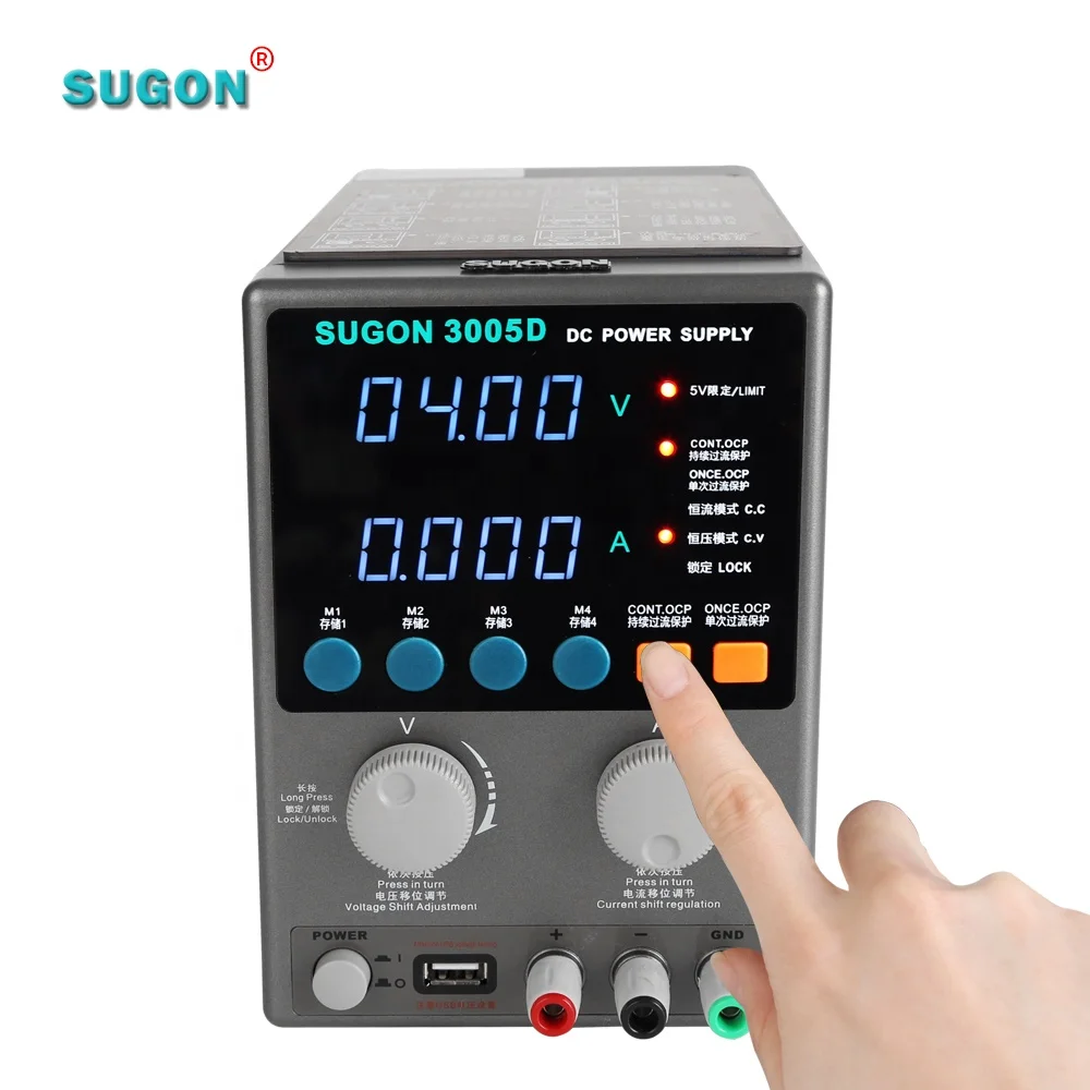 

In Stock Sugon 3005d 30v Black 110v220v To 5v Power Supply AC And DC Power Supply