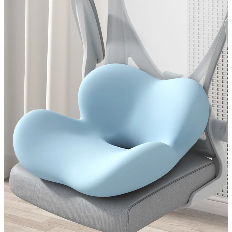 Cross-Border Supply Memory Foam Integrated Backrest Pad For Car Office Chairs Lumbar And Back Support Seat Cushion
