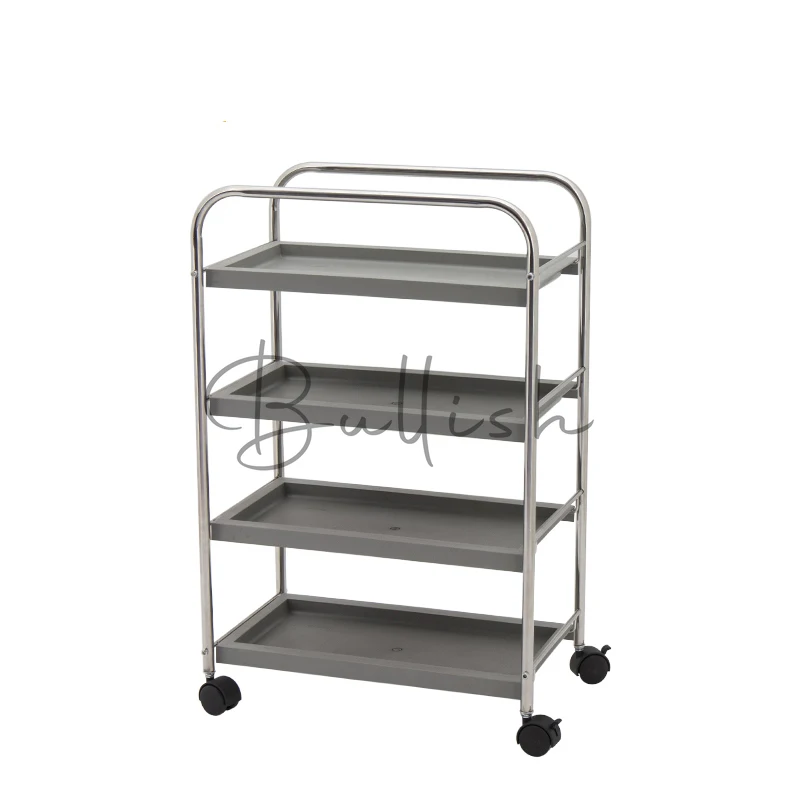 Hotel Mobile Deluxe Multifunctional Wine Service Vehicle Dining Table Side Dish Car Hot Pot Delivery Vehicle