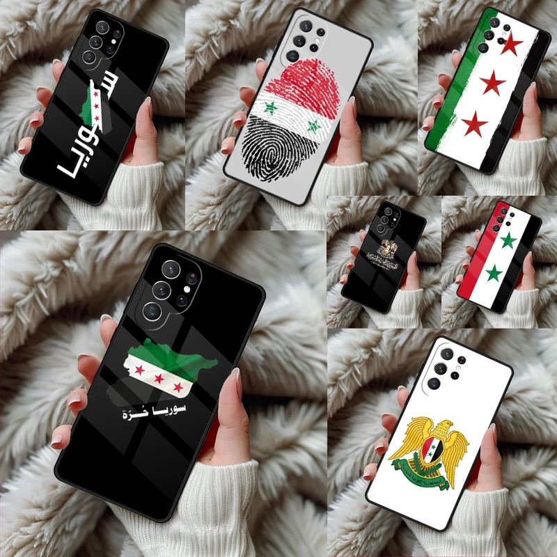 Syria Flag Phone Case For Samsung Galaxy S24 S25 S26 Ultra S22 S23 Plus S21 S20 FE Note10 TPU Cover