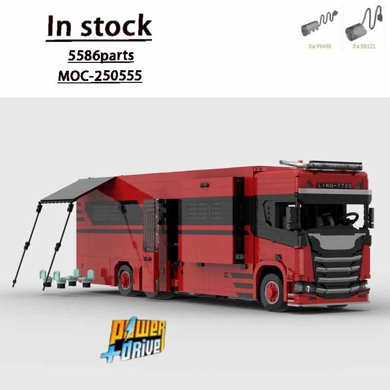 

Конструктор MOC-250555: Классический новый красный мобильный дом (5586 деталей) – креативная модель из строительных блоков для мальчиков, подарок на день рождения или Рождество