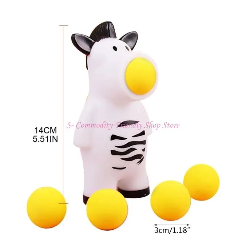 85AE realistische tierische, gequetschbare Spielzeugshooterbälle Spiel für Kinder Erwachsene