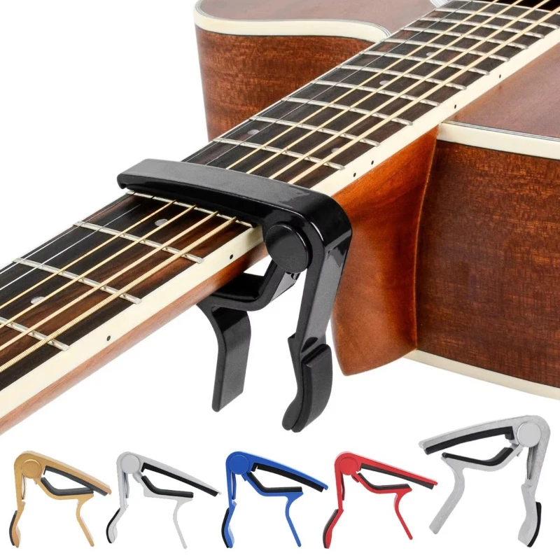 1-5Pcs Guitar Capo For 6 String Acoustic Classic Electric Guitar Alloy Metal Universal Multifunction Capo Guitar Accessories