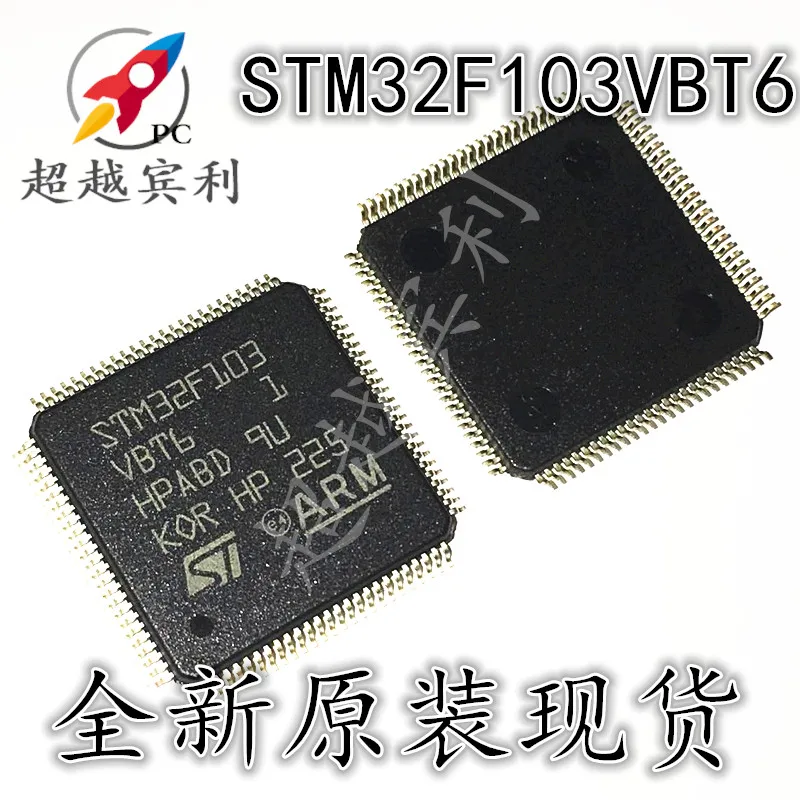 

2pcs original new STM32F103VBT6 microcontroller 32-bit microcontroller CORTEX M3 128K LQFP100