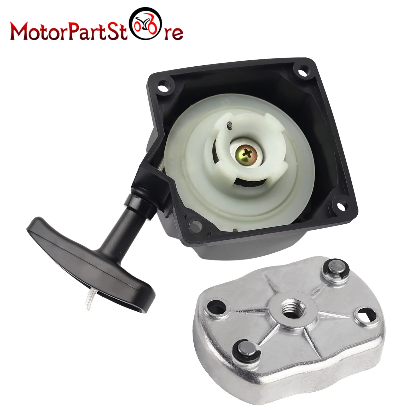 Recoil Starter Pull Start Starter & Pawl for 43CC 49CC 52CC Brush Cutter 3.2hp Leaf Blower 2 Stroke Power Blowe