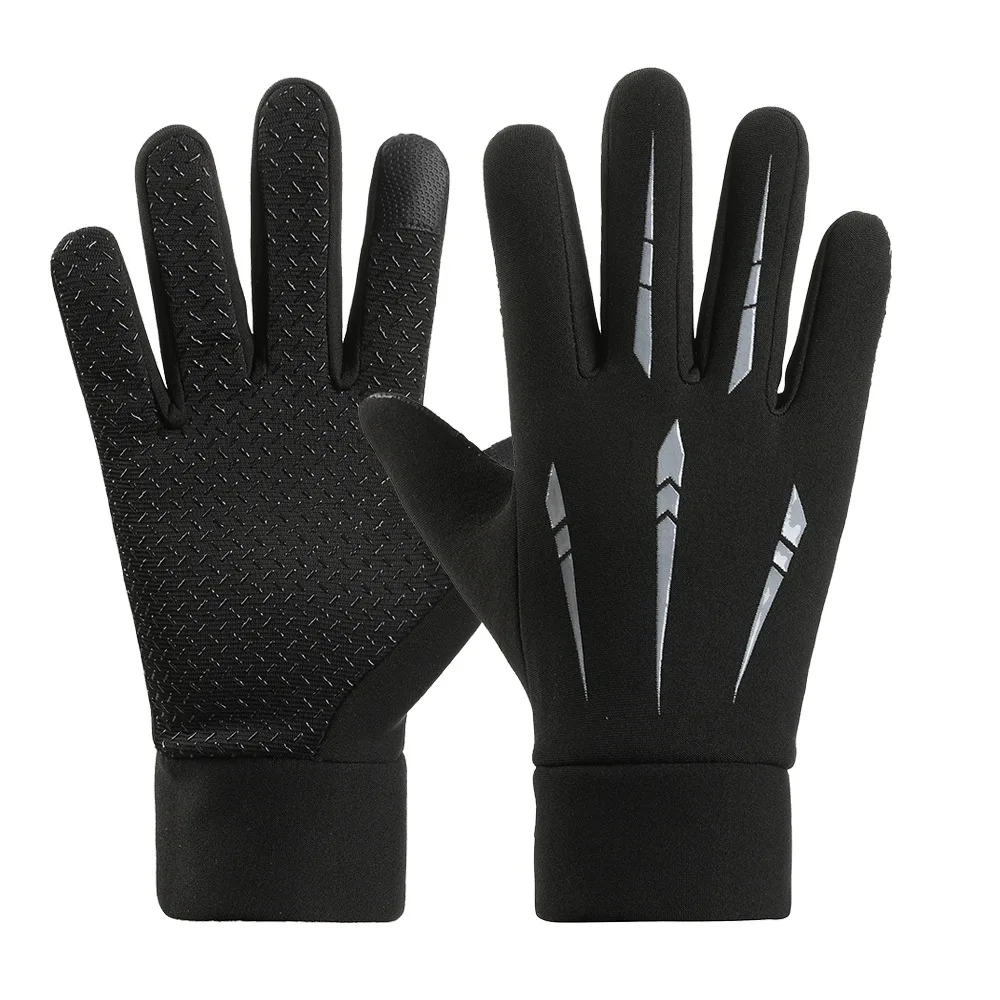 AliExpress NONE Winter Cycling Gloves for Men Motorcycle Hiking Touch Screen Gloves Anti-Slip Water-Repellent Windproof Outdoor Thermal Gloves