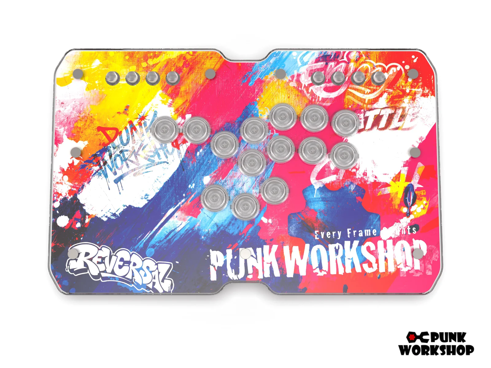 Punk Workshop ULTRA BOX Leverless Controller Hitbox Layout D B F