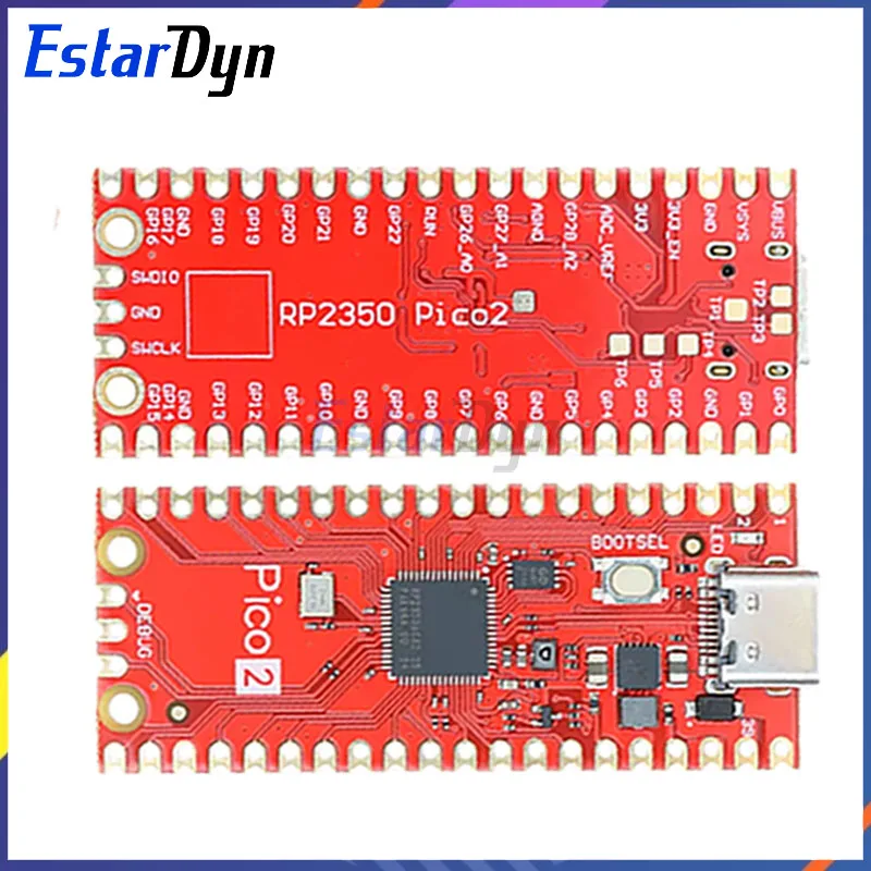 Плата разработки Pico2 RP2350 TYPE-C USB RP2350A Микроконтроллер, совместимый с Raspberry Pi PICO 2