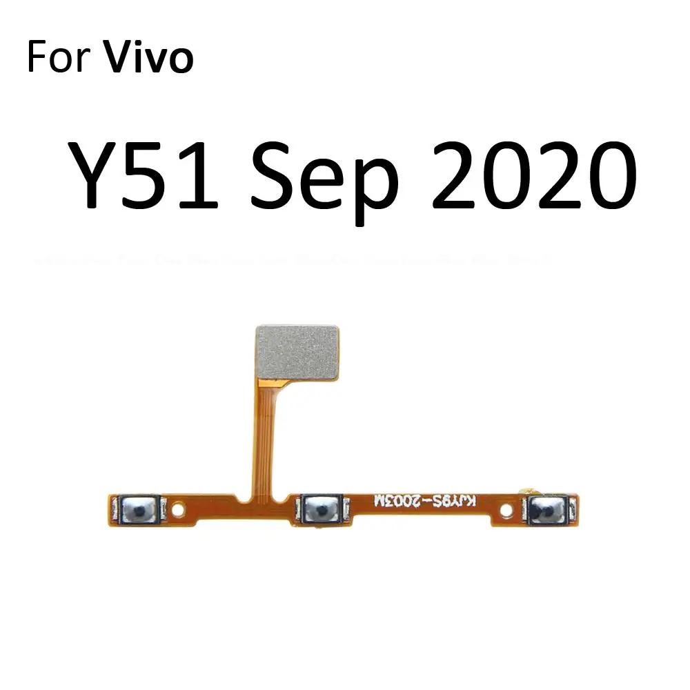 Power ON OFF Mute Control Key Volume Button Flex Cable For Vivo Y50 Y50t Y51 Dec Sep 2020 Y51A Y51s Y52 Y52s Y53 Y53i Y53s