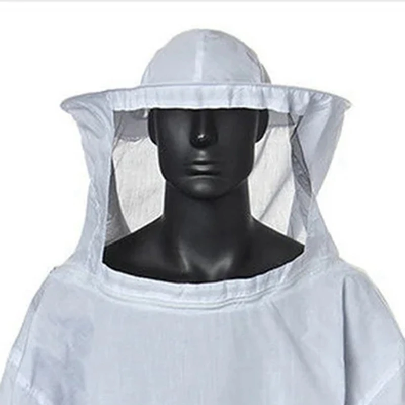 SEWS-Protective Beekeeping Jacket Veil Overalls, Beekeeping Cap Sleeves Beekeeper Suit, Beekeeping Bee Jacket