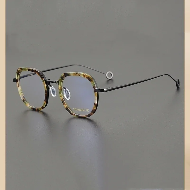 Women Glasses Frame for Men Japan Japanese Handmade Oval Pure Titunium Optical Glasses Frame Model CONCORDE Prescription Frame