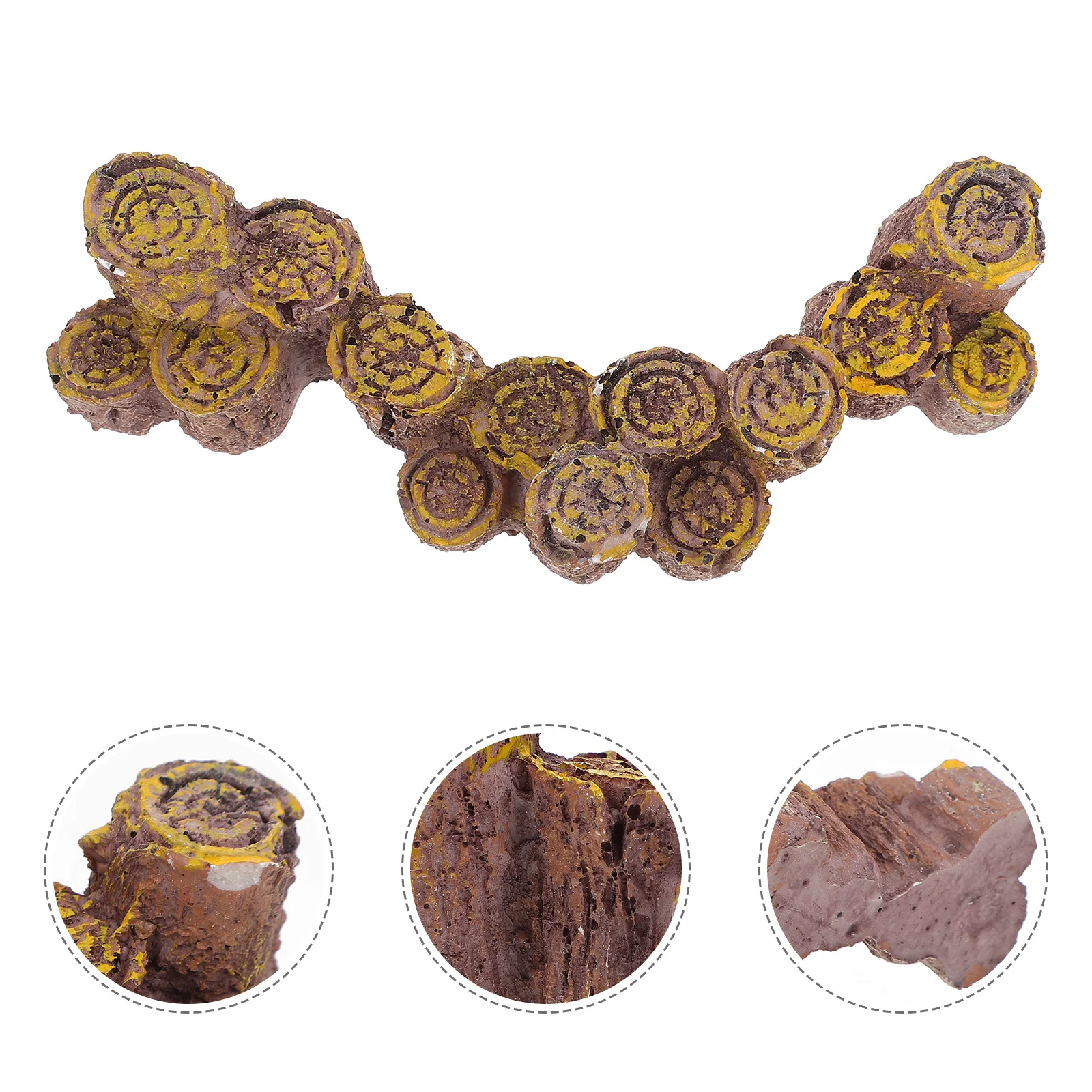 

1Pcs Fake Wood Pile Resin Craft Aquarium Decor Fish Tank Landscaping Resin Wood Pile Ornament Aquarium Decor Fish Tank Supply