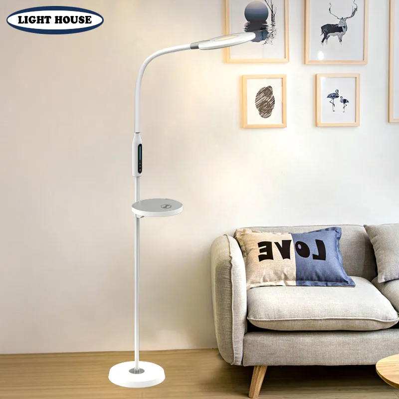 

Modern floor lamp living room LED lamp can be placed floor lamp wireless charging floor lamp bedroom beauty salon vertical lamp