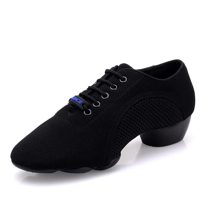 XIHAHA Fashion Oxford Cloth Men Women Standard Ballroom Tango Latin Dance Shoes Canvas Jazz Dancing Soft Women\'s Shoes