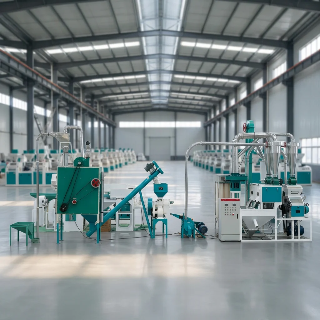 Fully Integrated Automatic Roller Flour Production Line Wheat Milling Plant with High Capacity for Africa