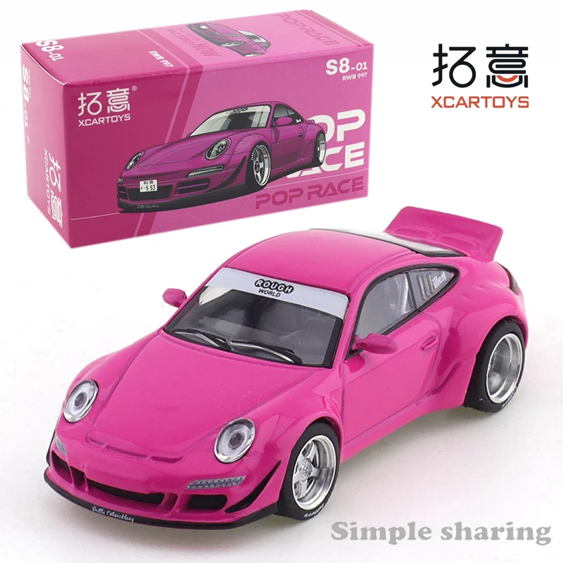 XCARTOYS Porsche 964 Singer 997 RWB Pressofuso In Lega Modello di Auto Per Adulti 1/64 Ornamento POPRACE Ragazzo Giocattolo
