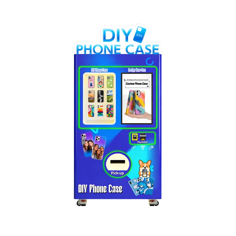 FL Phone Case Vending Machine 24 Hours Unattended Working Kiosk For Subway Station Mobile Accessories Self Selling Equipment