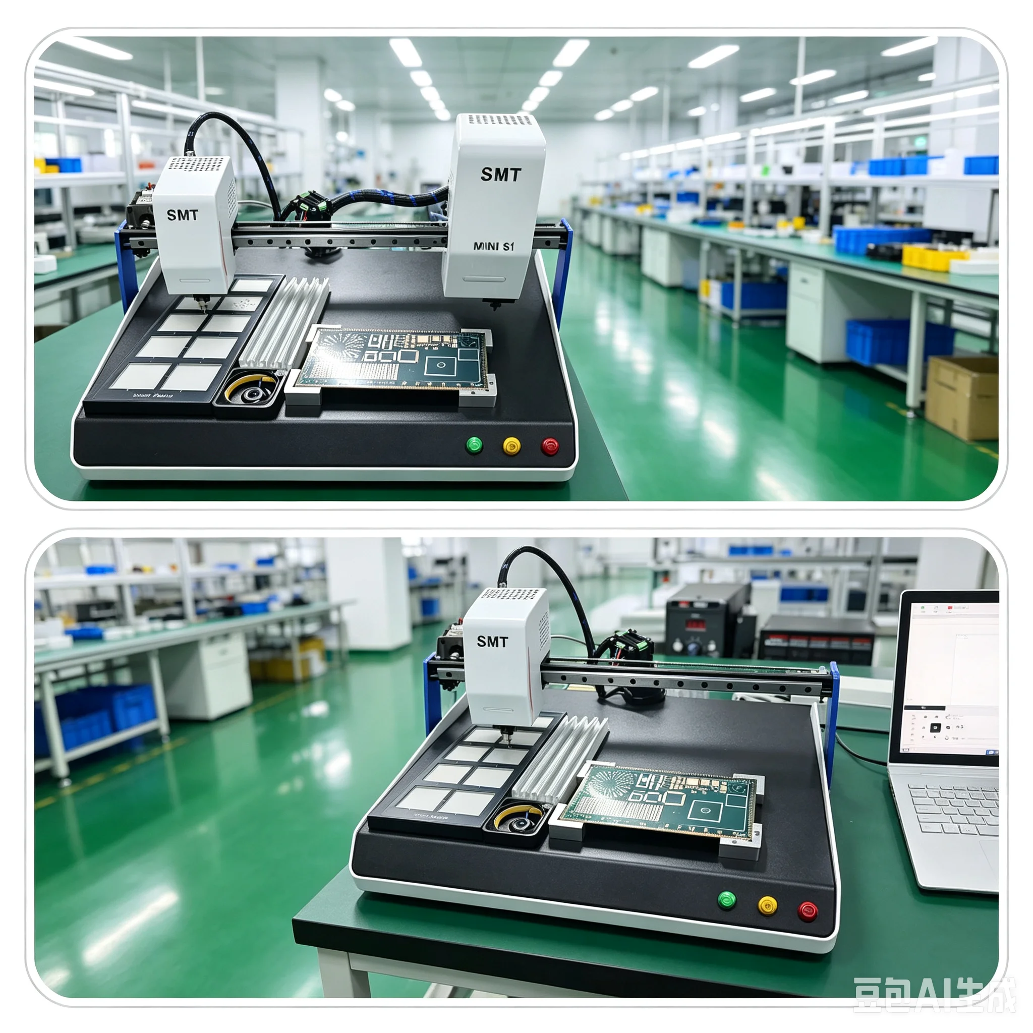 Factory Direct Supply S1 SMT Pick and Place Machine 2 Vision Camera High Speed Automatic SMD LED Chip Mounter For PCB Soldering