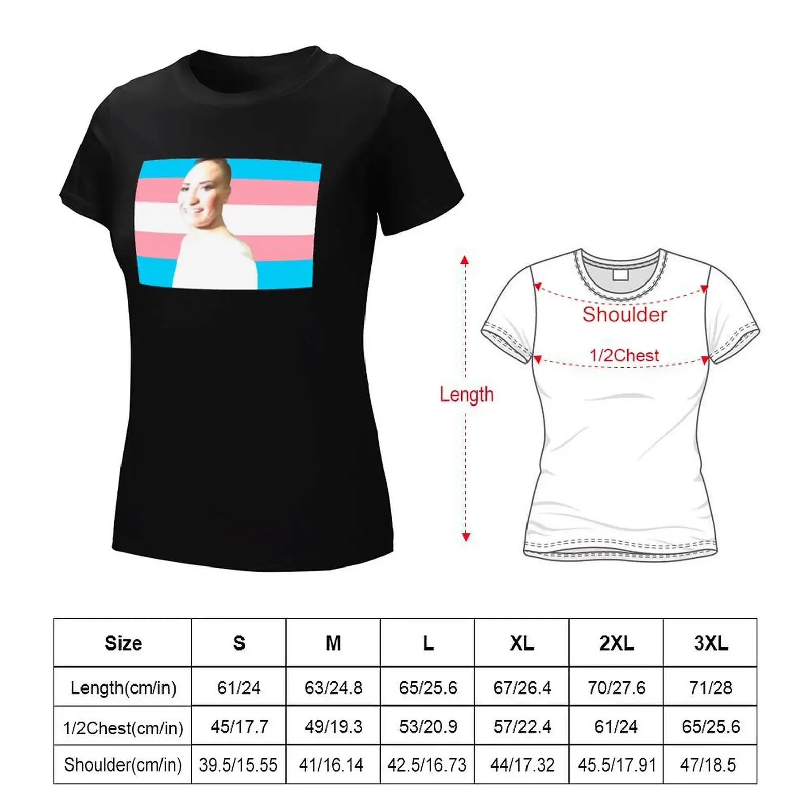 Trans Pride - Poot Lovato T-Shirt Aesthetic clothing aesthetic clothes lady clothes Women's cotton t-shirt