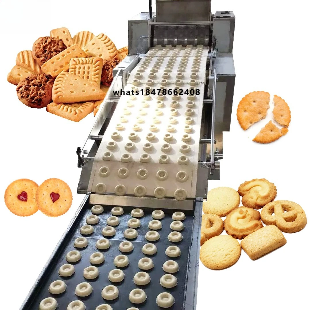 Automatic Complete Popular High Efficiency Coconut Soft Biscuit Making Machine