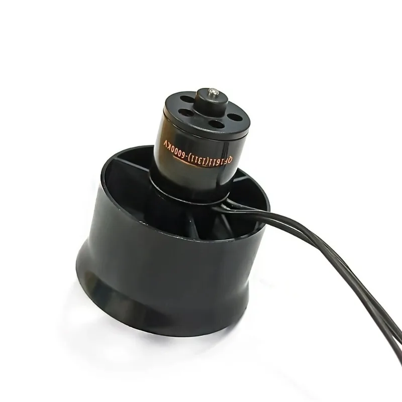 30MM EDF Ducted Fan QF1611 5000KV 6000KV 7000KV 14000KV 6 Blades Brushless Motor Replacement Parts For RC Jet Airplane Model