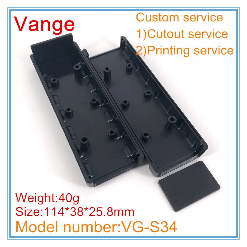 Vange control junction box 114*38*25.8mm ABS plastic electronics project box