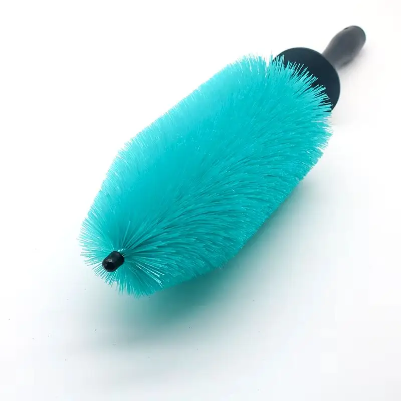 

Professional car wheel cleaning brush with soft PP bristles, multi-purpose car wheel cleaning brush for car wheel rim brush