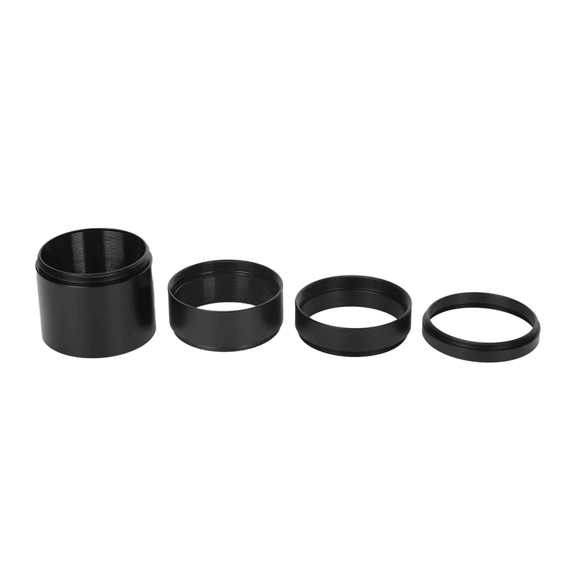 8X 2 Inch M42 Extension Tube Kit 5/10/15/30Mm M42X0.75 On Both Sides For Astronomy Professional Telescope