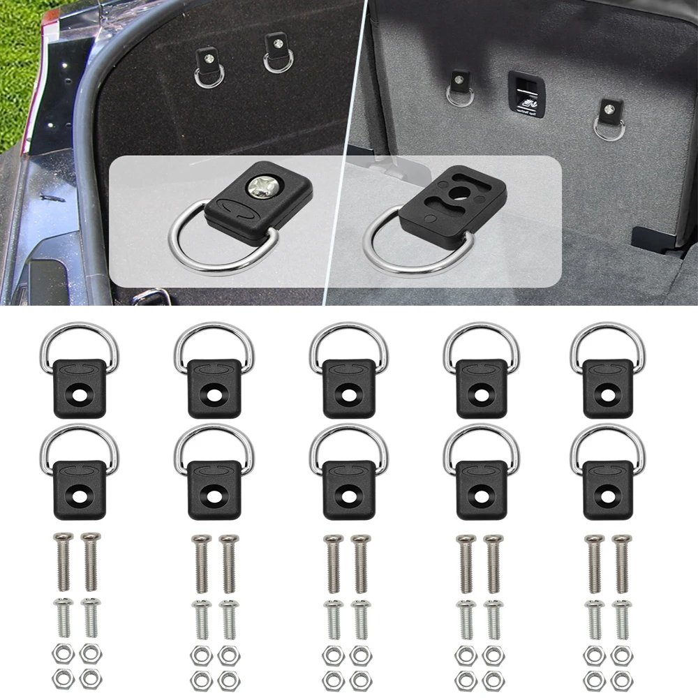 

10 Sets Practical Hook with Screws M6 for Honda N-VAN Free Cargo Room NVAN Light for GM External Vehicles Camper Accessories