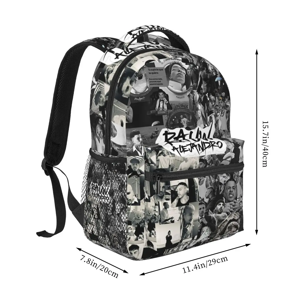 Rapper Rauw Alejandro Cosa Nuestra Merch Backpack Hot Sale Daypack Children BookBag School Bag Shoulder Bags for Men Women