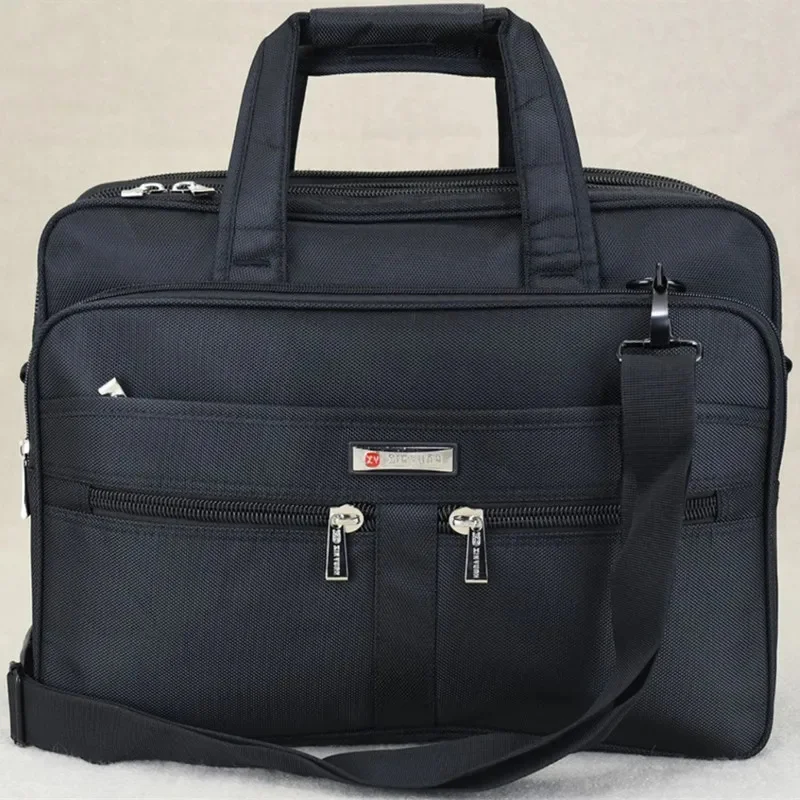 

Large Capacity Oxford Men Briefcase Multifunction Handbag Fashion Business Male Shoulder Messenger 15.6 "Laptop Bag