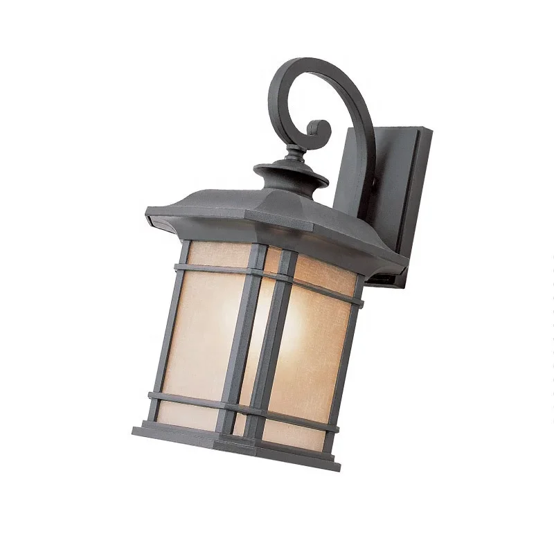 cheap outdoor wall lamp ready to ship in stock waterproof   lantern aluminum  lights