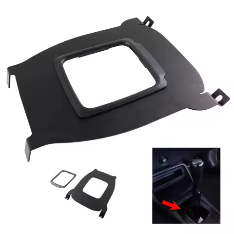 Interior Parts Center Shifter Console Cover Plate Boot Maxim Shift Boot DeleteBlack for 96-00 Honda Civic EK EK9 Type R Si