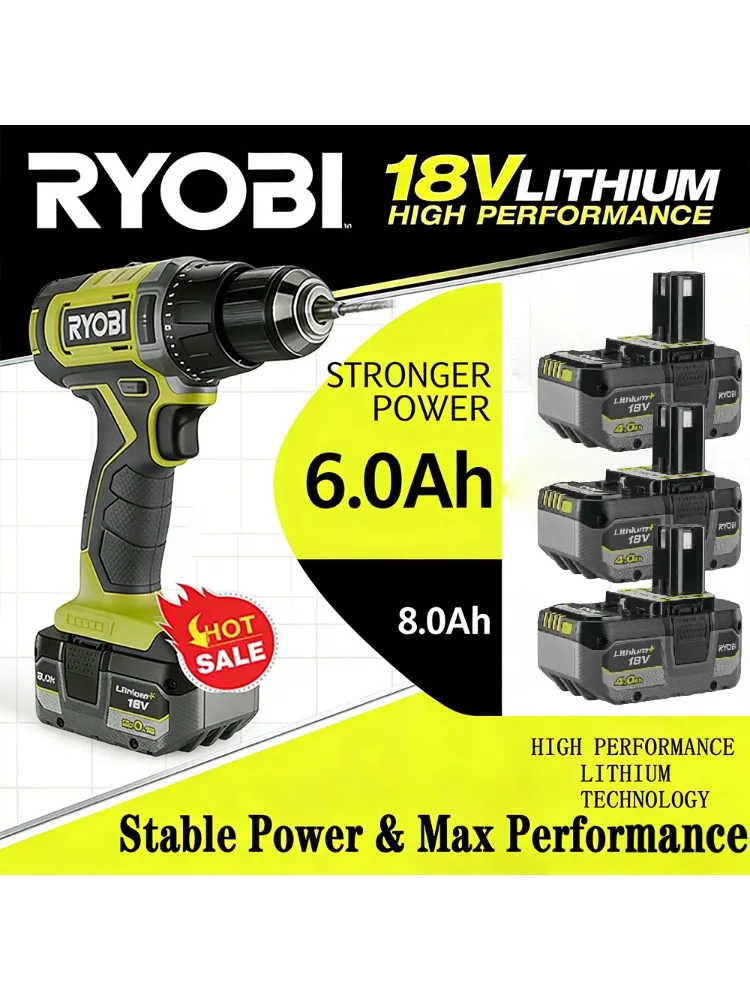 Atteignez plus avec moins ! Les outils Ryobi ONE+ offrent des performances intelligentes et efficaces – Une batterie, des solutions de bricolage infinies sur AliExpress.