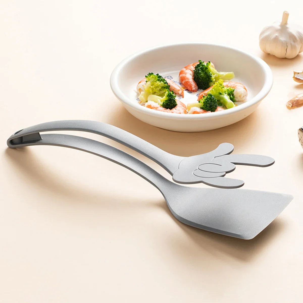 

1/3Pcs Shovel Clip Silicone Grip Flip Tongs Egg Steak Spatula Tongs Clamp Pancake Fried Turners Cooking Tool Kitchen Accessories