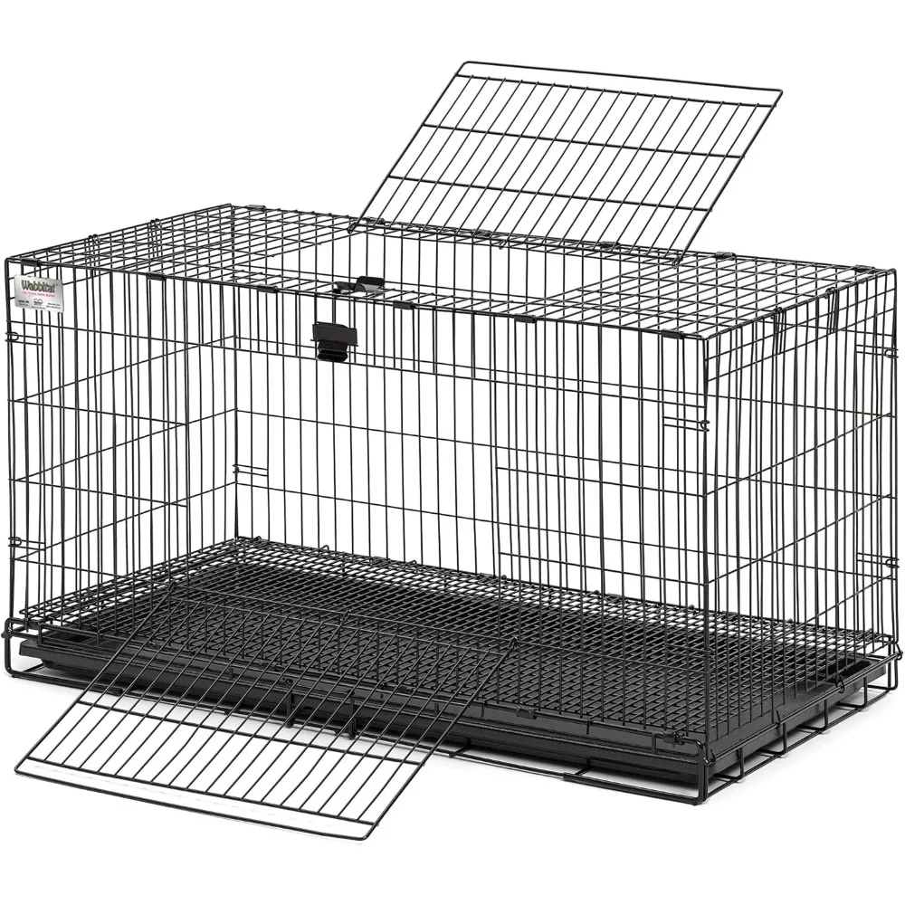 

Midwest Homes Medium Rabbit Habitat with Grid Floor, Removable Pan, Top and Front Entry, Rust-Resistant Finish