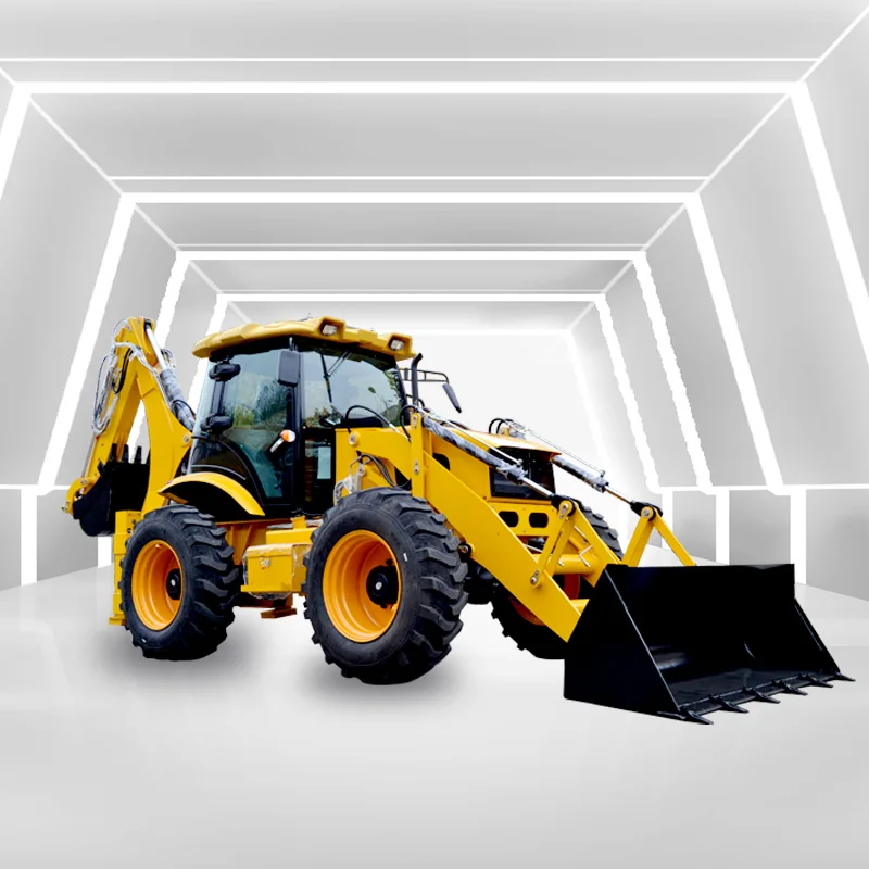 CNMC Brand  Chinese New Famous JCB Type  4 Ton 6 Ton 8 Ton Small Backhoe Loader Excavator Front End Loader by CNMC