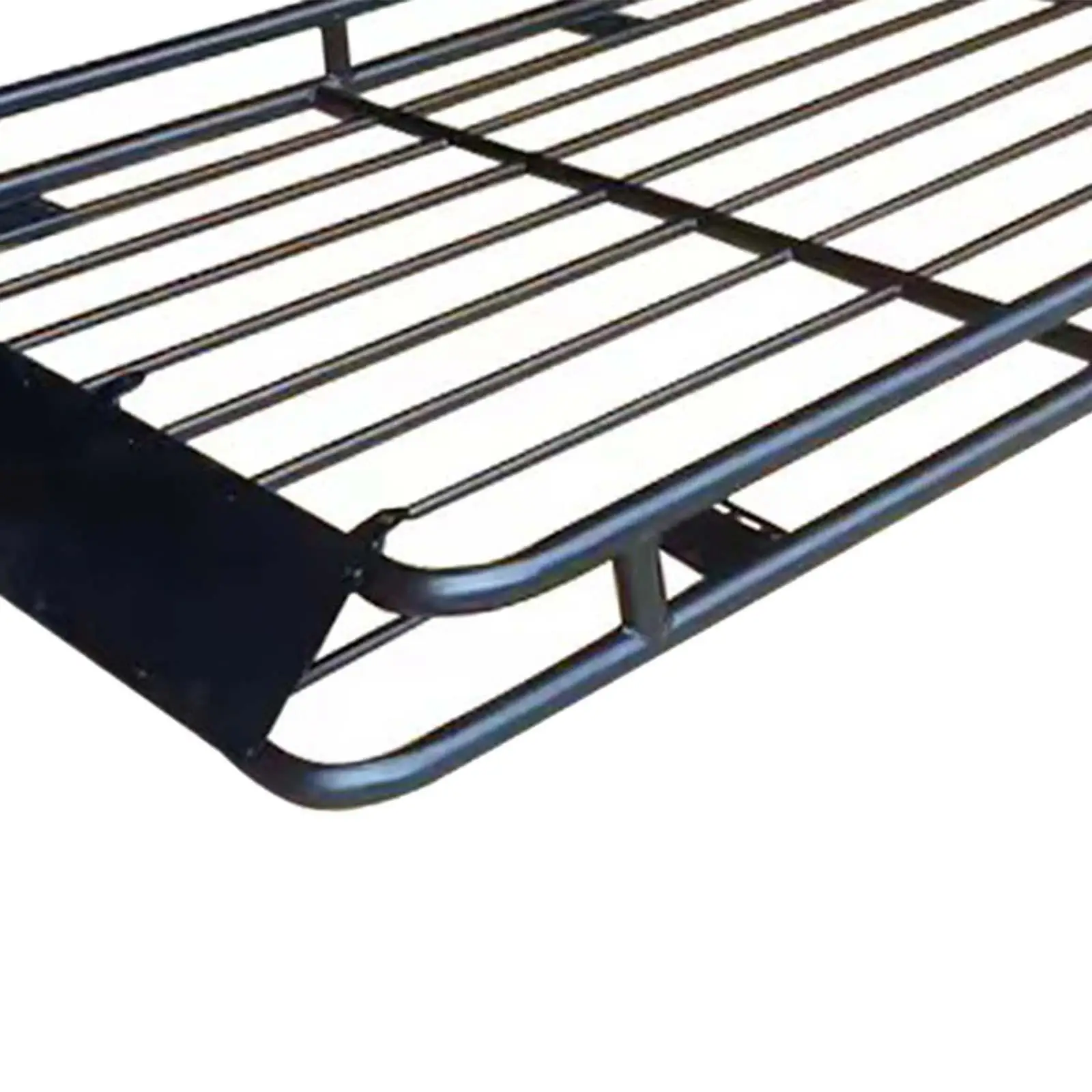 Roof Rack Cargo Basket Rooftop Cargo Carrier Sturdy Structure Car Traveling Accessory Easy to Install Black Alloy Heavy Duty