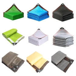 70~95% Anti UV Outdoor HDPE Sunshade Net Garden Balcony Privacy Screen Gardening Succulent Plants Cover Mesh Sun Shade Net