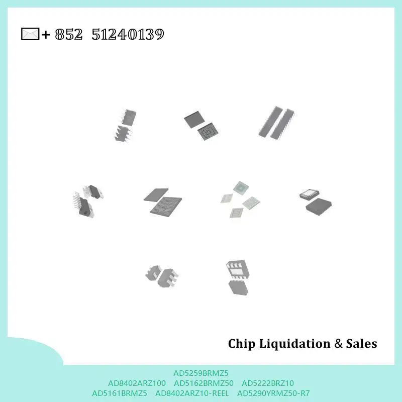 chip chip Integrated circuit chip MCU chip AD5259BRMZ5 AD8402ARZ100 AD5162BRMZ50 AD5222BRZ10 AD5161BRMZ5 AD8402ARZ10-REEL