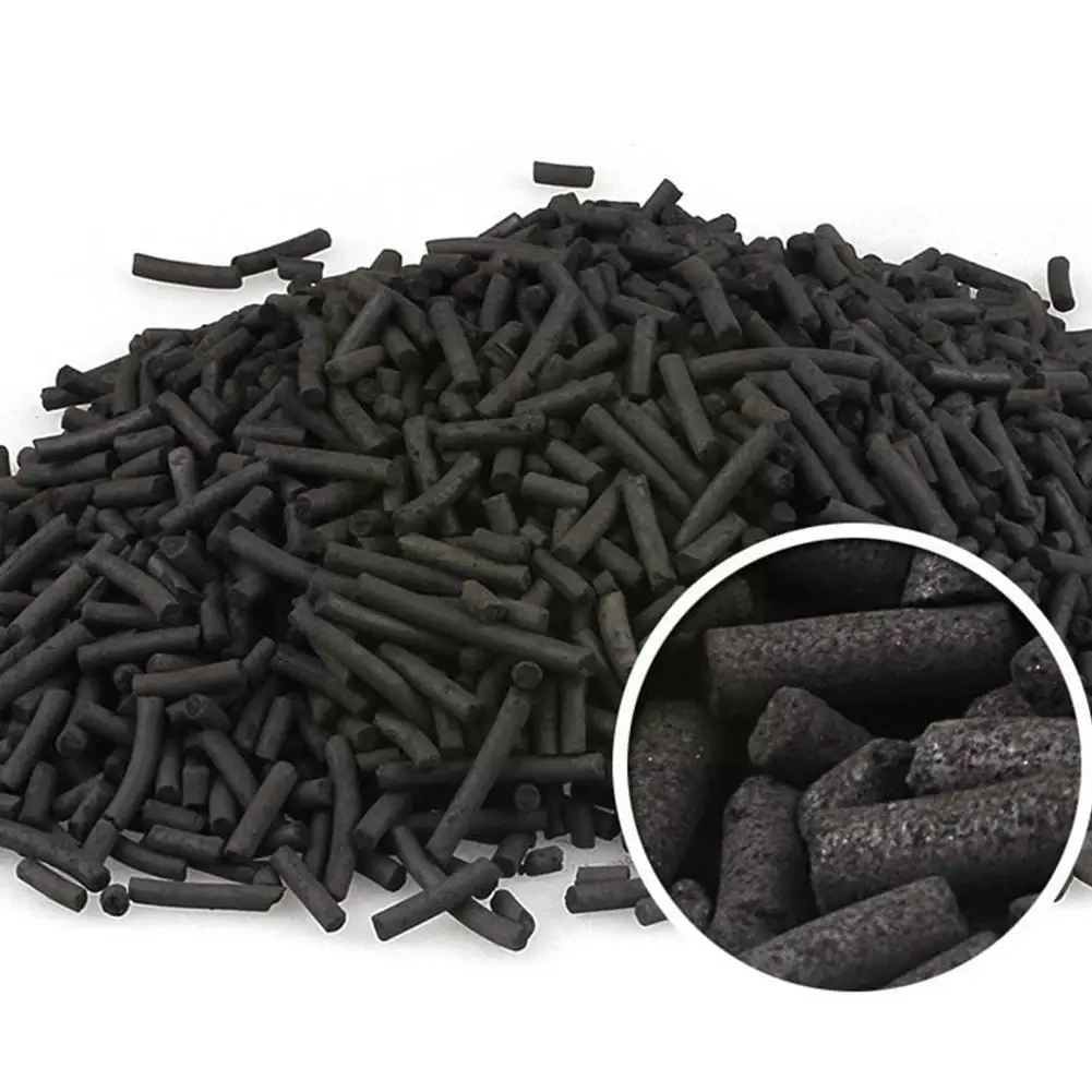 100g Activated Charcoal Carbon Pellets In Free Mesh Media Bag For Aquarium Fish Pond Canister Filter T9i5